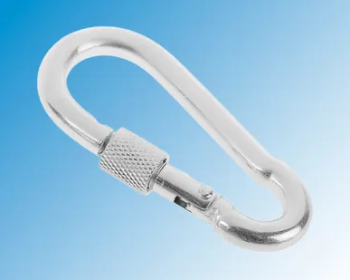 фото Карабин с фиксатором 8х80