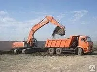 фото Вывоз грунта с погрузкой