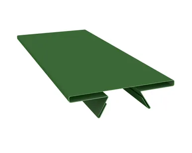 фото Планка стыковочная составная верхняя 0,45 PE с пленкой RAL 6002 лиственно-зеленый