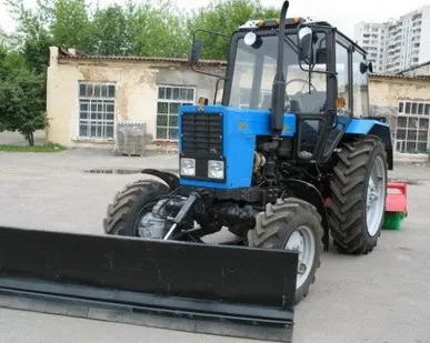 фото Отвал коммунальный механический поворот ОС-2.5 (ширина 2500 мм) для МТЗ