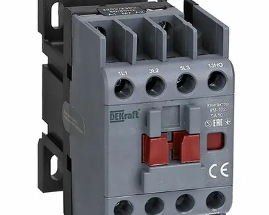 фото Контактор 9А 220В без реле, 1НО (КМ-102) 22001DEK