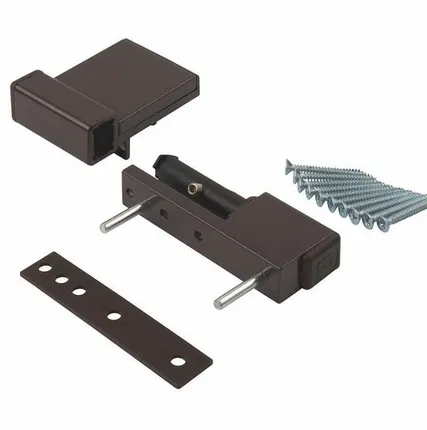 Фото №0 Петля дверная Elementis Compact, на 80кг., коричневый