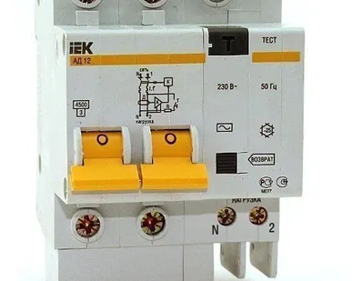 фото АВДТ 2п 63А 30мА АД-12 С IEK