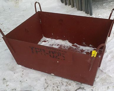 фото Тара для раствора с петлями ТРП-0,25