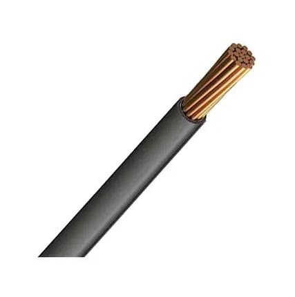 Фото №0 Провод одножильный гибкий 4мм черный ПВ-3