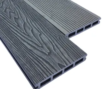 фото Террасная доска из ДПК Timbertex "Style" цвет: Серый 3D, 146x23 мм (цена м2)