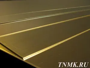 фото Лист бронзовый 3 мм БРХ1ЦР