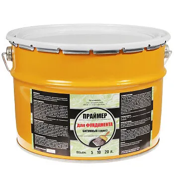 Фото №0 Праймер битумный для фундамента ХозДвор, 20 л