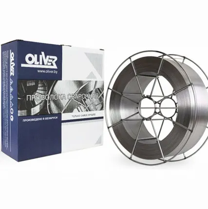 Фото №0 Сварочная проволока полированная Оливер СВ-08Г2С 1,2 мм (15 кг)