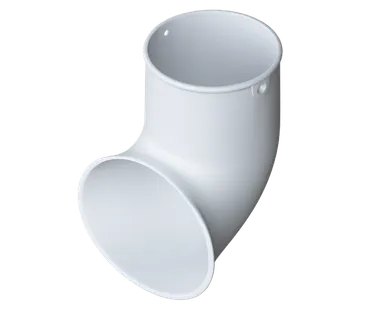 фото БЕЛЫЙ Слив трубы ПВХ колл. ЭЛИТ 12шт/уп АЛЬТА-ПРОФИЛЬ