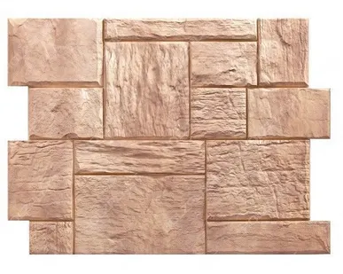 фото Фасадная панель Holzplast Wandstein Туф, бежевый