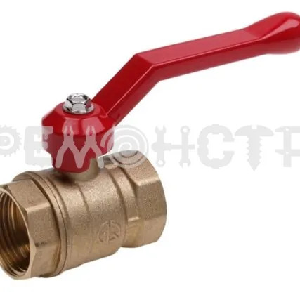 Фото №0 Кран шаровый вн/вн ручка 1 1/4' латунь без покрыт Aqualink (1/25)  П '