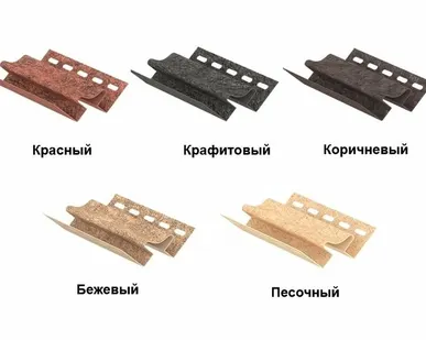 фото Угол внутренний Ю-Пласт Стоун хаус кирпич 3050х34 мм