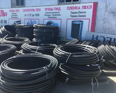 фото Труба гладкая черная ПНД ПЭ 100 SDR 17 50*3