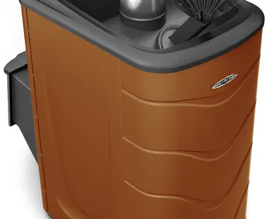 фото Печь ТМФ Гейзер 2014 Carbon ДА (терракота, ЗК, арт. 33707)