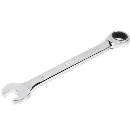 Фото №0 Ключ комбинированный трещоточный 21х21 мм хромирование HORTZ