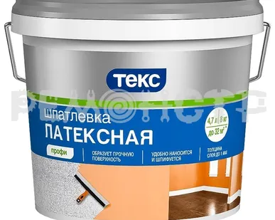 фото Шпатлевка вд вн/раб  8кг ПРОФИ Текс лат (1/18) П