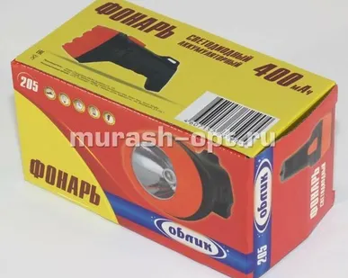 фото Фонарь универсальный аккумуляторный "Облик" 0,5W светодиод (60)