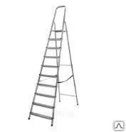 фото Стремянка стальная оцинкованная 10 ступени