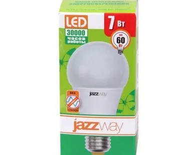 фото Лампа светодиодная LED 7Вт E27 560Лм 230V/50Hz холодный матовый шар SP