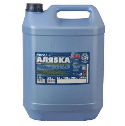 Фото №0 Тосол АЛЯСКА А-40 20 кг 5000