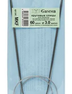 фото круговые MKF металл d 3.0 мм 60 см на металл.леске GAMMA