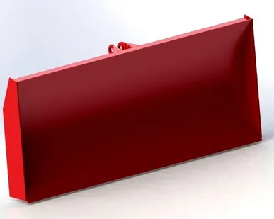 фото Отвал коммунальный прямой 2,1 м для погрузчиков ХАРВЕСТ Быстросъём «Евро»