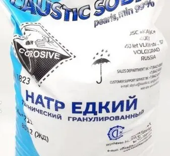фото Сода каустическая гранулированная (25кг)