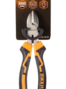 фото Бокорезы, 200мм., никелированные, двухкомпонентные рукоятки, Вихрь