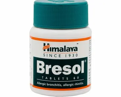 фото Бресол (Bresol) от аллергии, кашля и простуды Himalaya | Хималая 60 таб