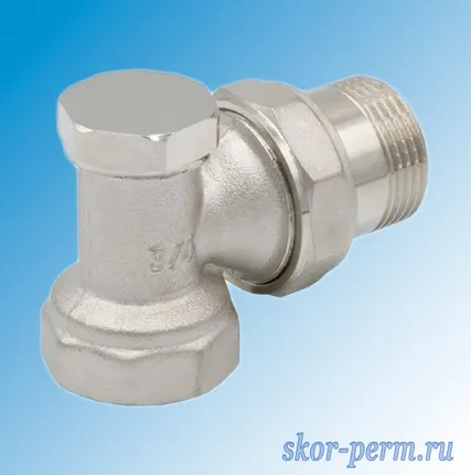 Фото №1 Клапан для радиатора угловой 20 VERTUM отсечной