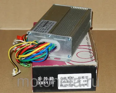 фото Контроллер 12 mosfet (бесколлекторный) мотор-колесо, электровелосипед, 24-4