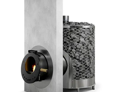 фото Печь для бани IKI SL 2025 (со стеклянной дверцей)