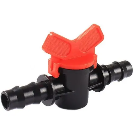 Фото №0 Кран проходной (Кран проходной 16 MV0116 красный)