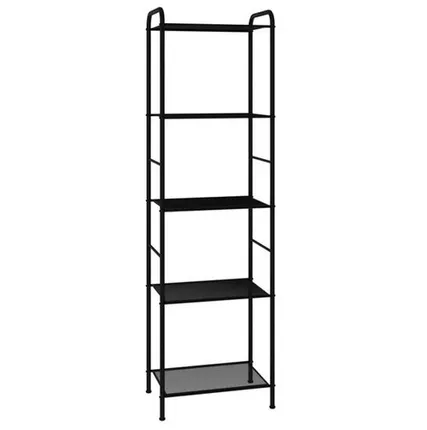 Фото №0 стеллаж Валенсия 15 455х300х1555мм черный