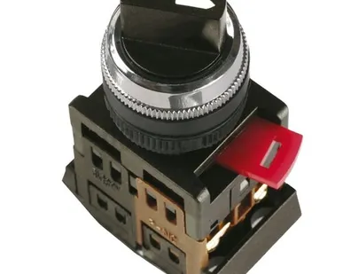 фото Переключатель АС-22 на 2 фиксир.положения I-O 1з+1р ИЭК (BSW10-AC-2-K02)