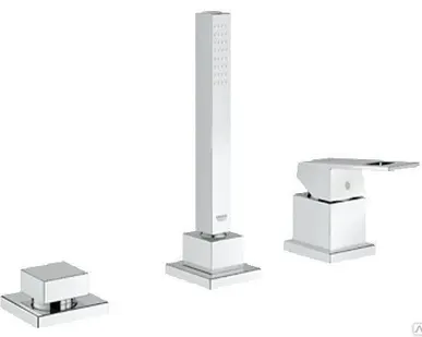 фото Смеситель для ванны на три отверстия Grohe Eurocube 19966000 Grohe