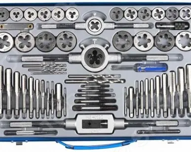 фото Набор плашек и метчиков Зубр «Эксперт», 65 шт.