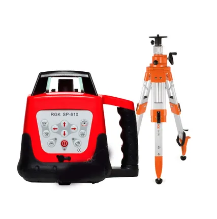 Фото №0 Ротационный нивелир RGK SP-610 + штатив RGK SH-170