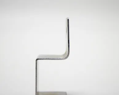 фото Полкодержатель для ДСП, H=18мм, 25х25мм, хром