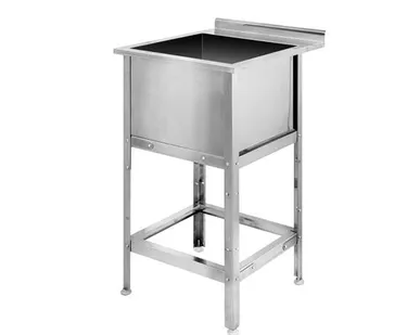 фото Ванна моечная H-ESSEN односекционная с бортом Вмп 1/5 оцинкованная сталь