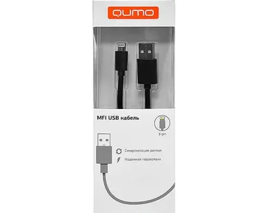 фото Кабель Qumo USB - Lightning PVC