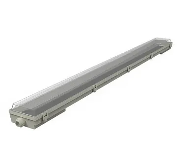 фото Светильник с отражателем влагозащ. СПП-Т8-G13 INDUSTRY 1276х86х55мм IP65 для LED ламп 2х1200мм Gauss 909410212