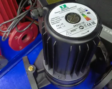 фото Насос промышленный циркуляционный 220В GRS 50/12F PUMPMAN, 420 л/мин, напор 12м, фланцевый