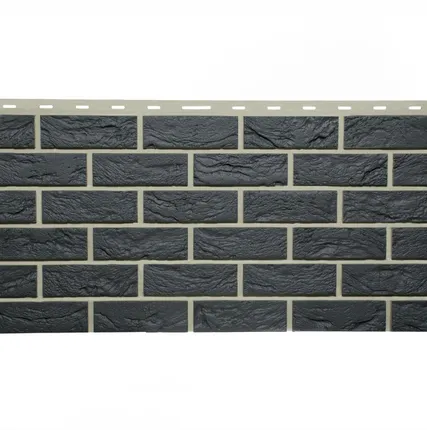 Фото №0 Фасадная панель «IMABEL», кирпич антрацит