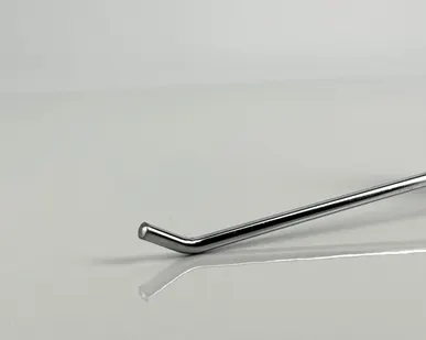 фото Кронштейн-крючок на овальную трубу L=150мм, хром