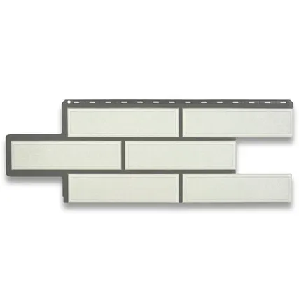 Фото №0 Фасадная панель (АП) "КАМЕНЬ Венецианский (белый) 1250*450 мм (раб.размер 1000*430)