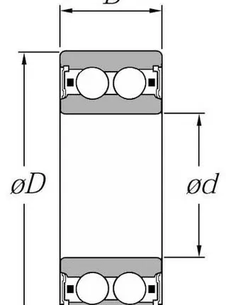 Фото №0 DINROLL Подшипник 35BD5522