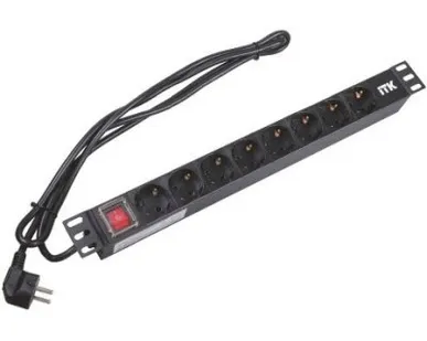 фото PH12-7D1-P Блок розеток 19” со шнуром