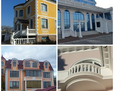 фото Фасадная лепнина из пенополистирола